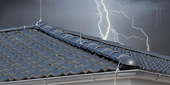 Äußerer Blitzschutz bei Elektro Landmann in Regis-Breitingen